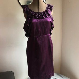 Collective Concepts Dress purple ruffle trim M